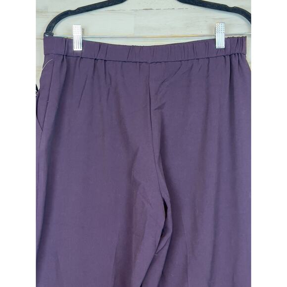Kim Rogers 10 Petite Comfort Waist Pull On Pants Burgundy Maroon NWT - Picture 4 of 9